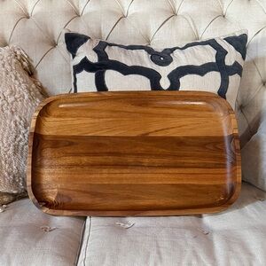 Threshold Acacia Wood Serving Tray